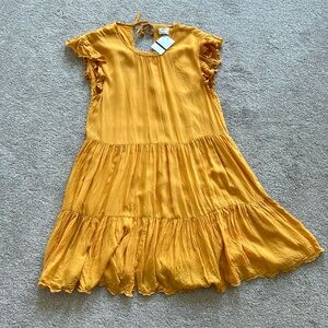 Cute summer yellow dress
